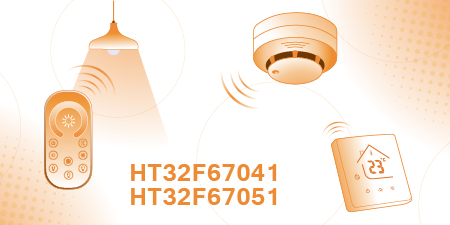 Новый 32-бит м/к от HOLTEK  с трансивером 2,4 ГГц, HT32F67041/HT32F67051